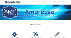 Desktop Screenshot of amatecsa.com