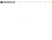 Tablet Screenshot of amatecsa.com
